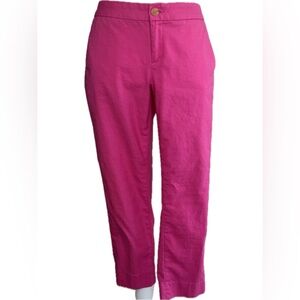 Banana Republic Women's Pink Linen Capri